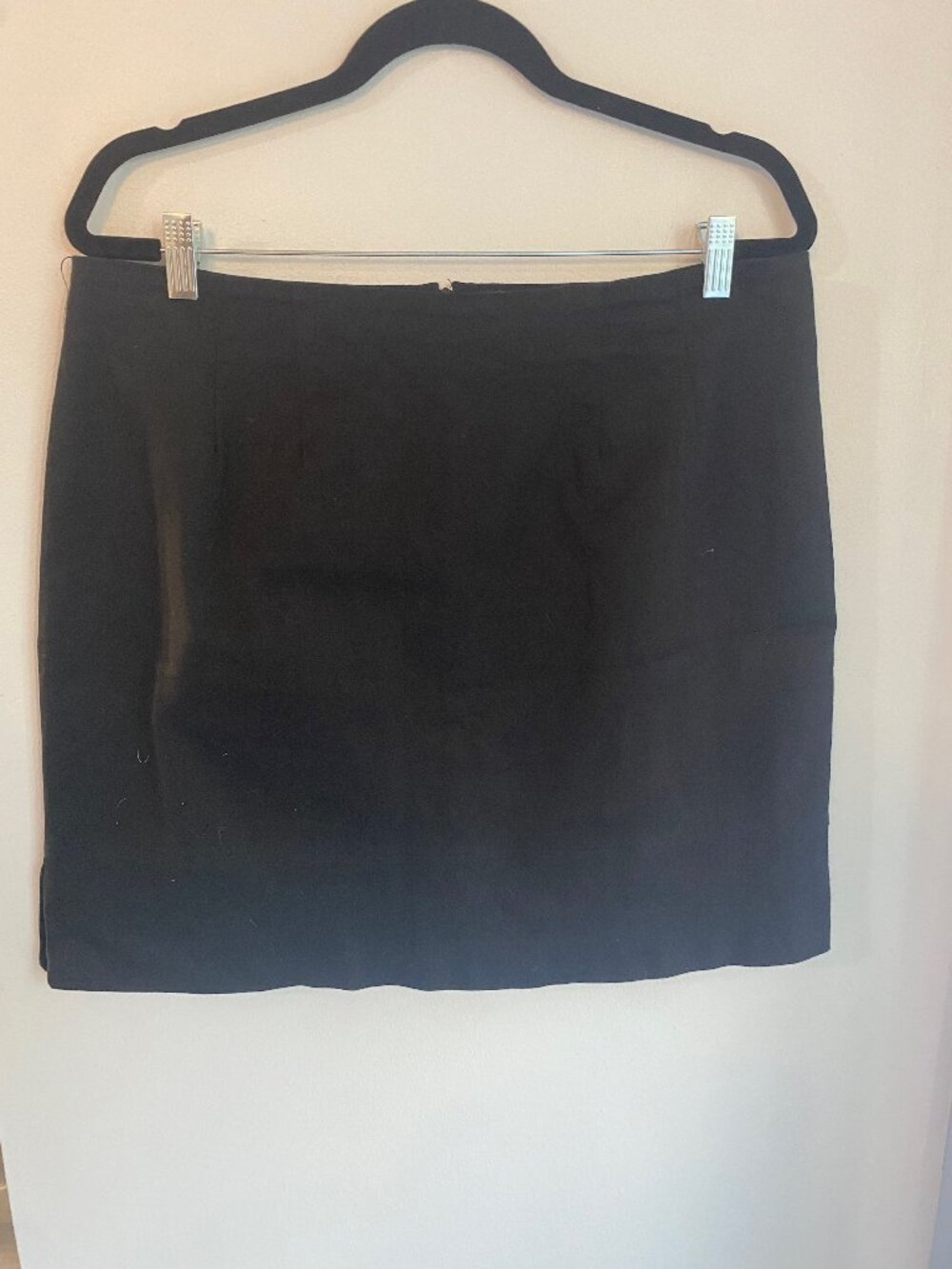 Route 66 Black Stretch Pencil Skirt